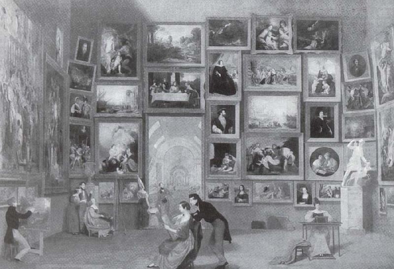 Die Galerie des Louvre, Samuel Finley Breese Morse
